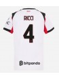 Billige AC Milan Samuele Ricci #4 Bortedrakt Dame 2025-26 Kortermet
